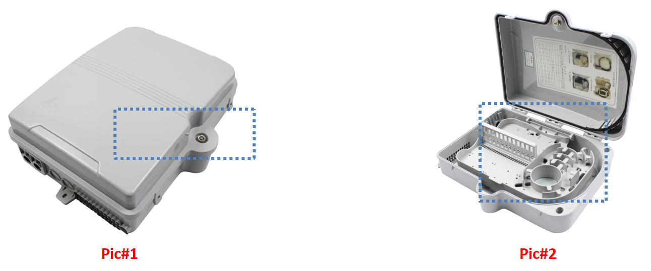 alt Fiber Optic Access Terminal Box Outdoor Type(1) Terminal de terminal de acceso de fibra óptica Alt Tipo de exterior (1)