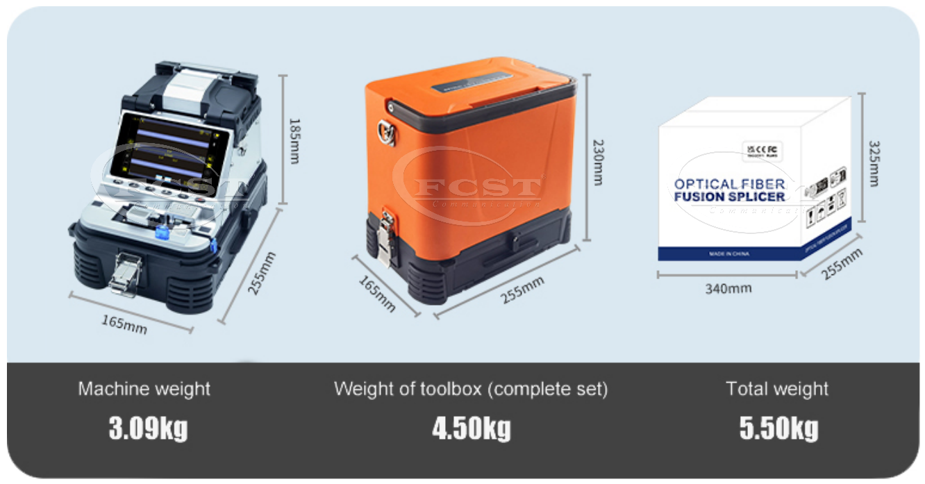 alt fiber fusion tool machine packing info(3) Información de embalaje de herramientas de fusión de fibra alt (3)