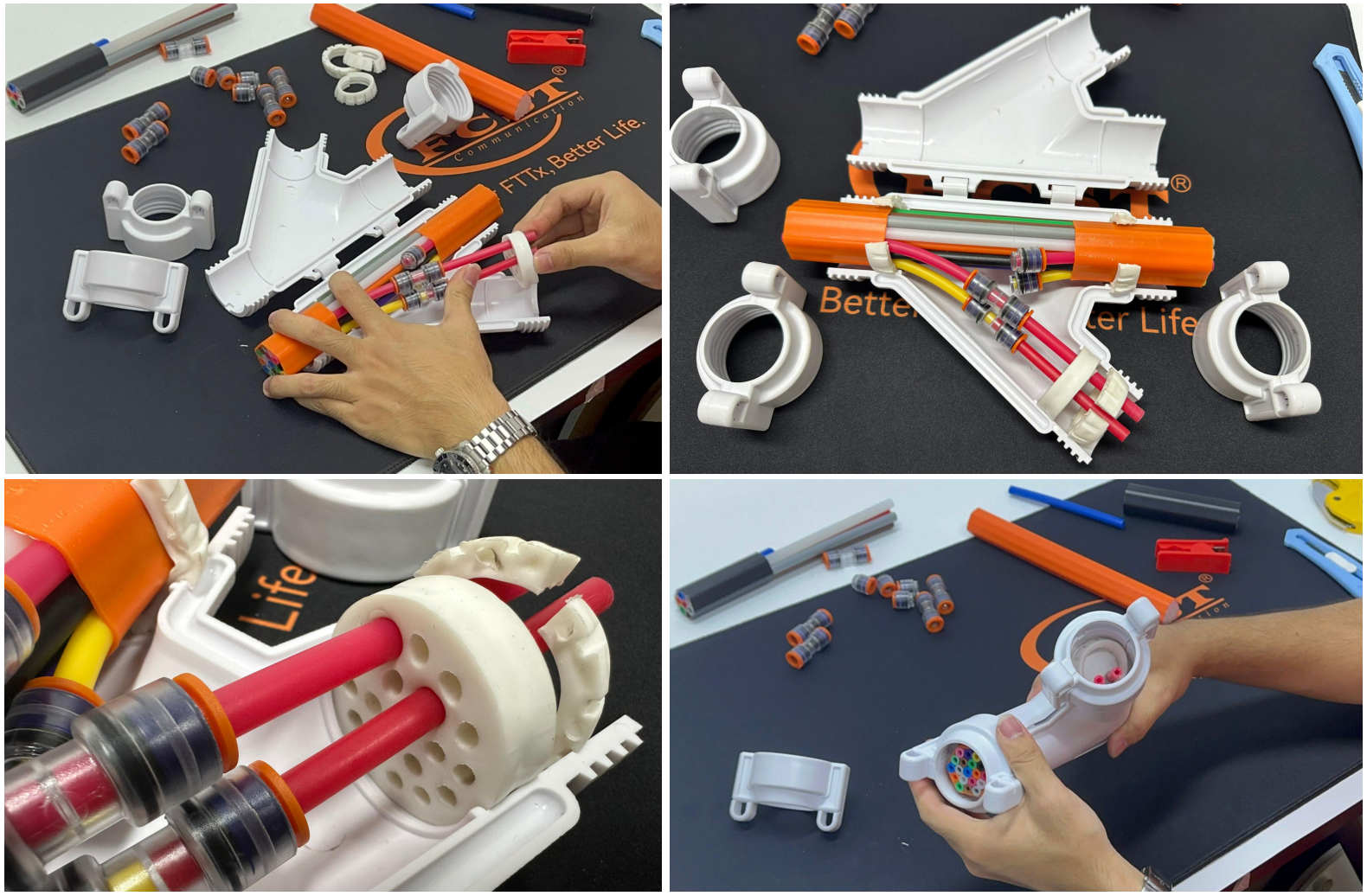 alt Y-Type Microduct Closure installation manual(5) alt Manual de instalación del cierre de microducto tipo Y(5)