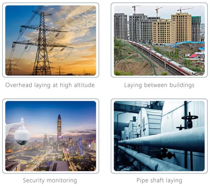 FCST-Al Tube Structure OPGW Fiber Cable (4) Cable de fibra OPGW de estructura de tubo FCST-AL (4)