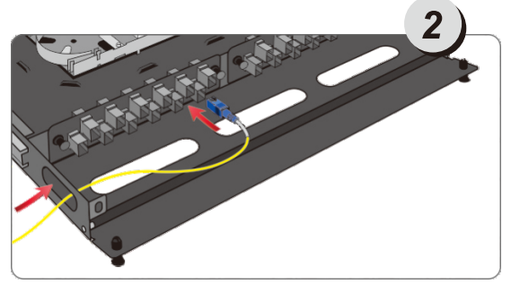 How to install optical cable distribution frame Cómo instalar el marco de distribución de cables ópticos