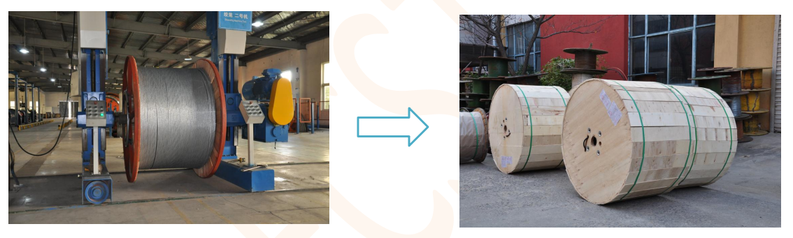 FCST-Al Tube Structure OPGW Fiber Cable(6) Cable de fibra OPGW de estructura de tubo FCST-AL (6)