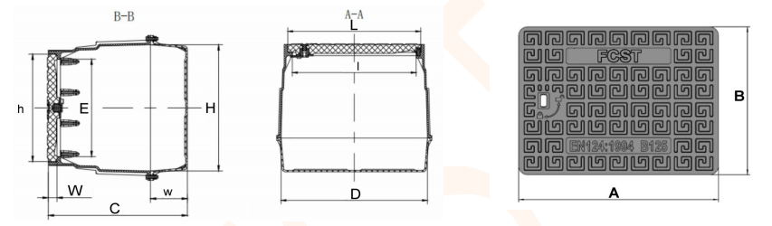 FCST-TH-SMC04 Telecommuncation Manhole(19) FCST-TH-SMC04 Telecomundo de registro (19)