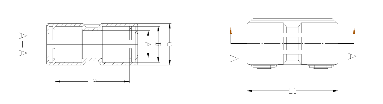 alt micro duct connector direct burial cover structure alt conector de microconducto estructura de cubierta de entierro directo
