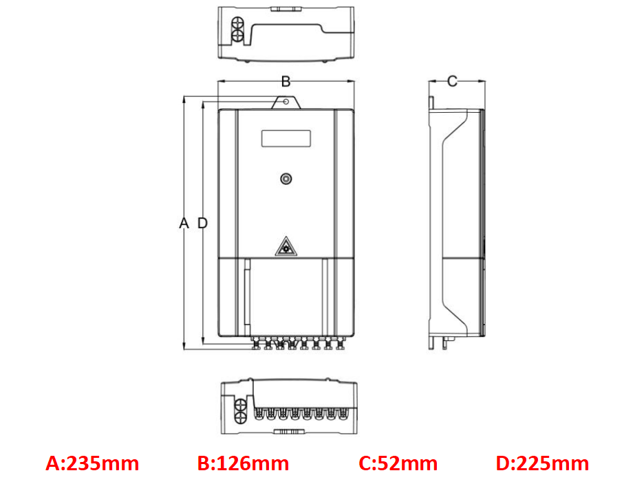 Fibra Alt Fiber Terminal-Outdoor Tipo de fibra impermeable Terminal de fibra (1)