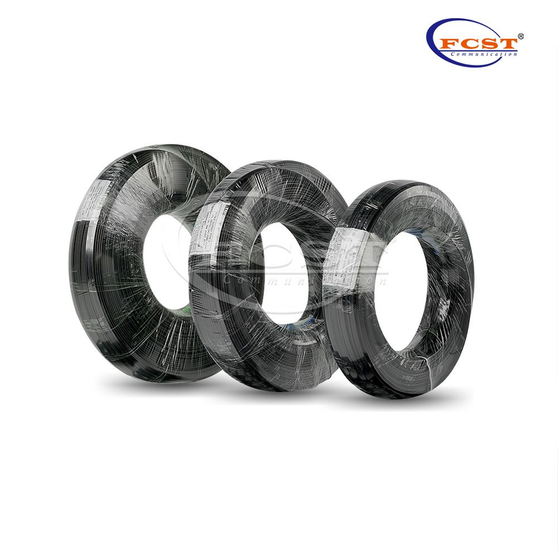 Cable de bajada de fibra preconectorizado (cable flexible y de conexión) 