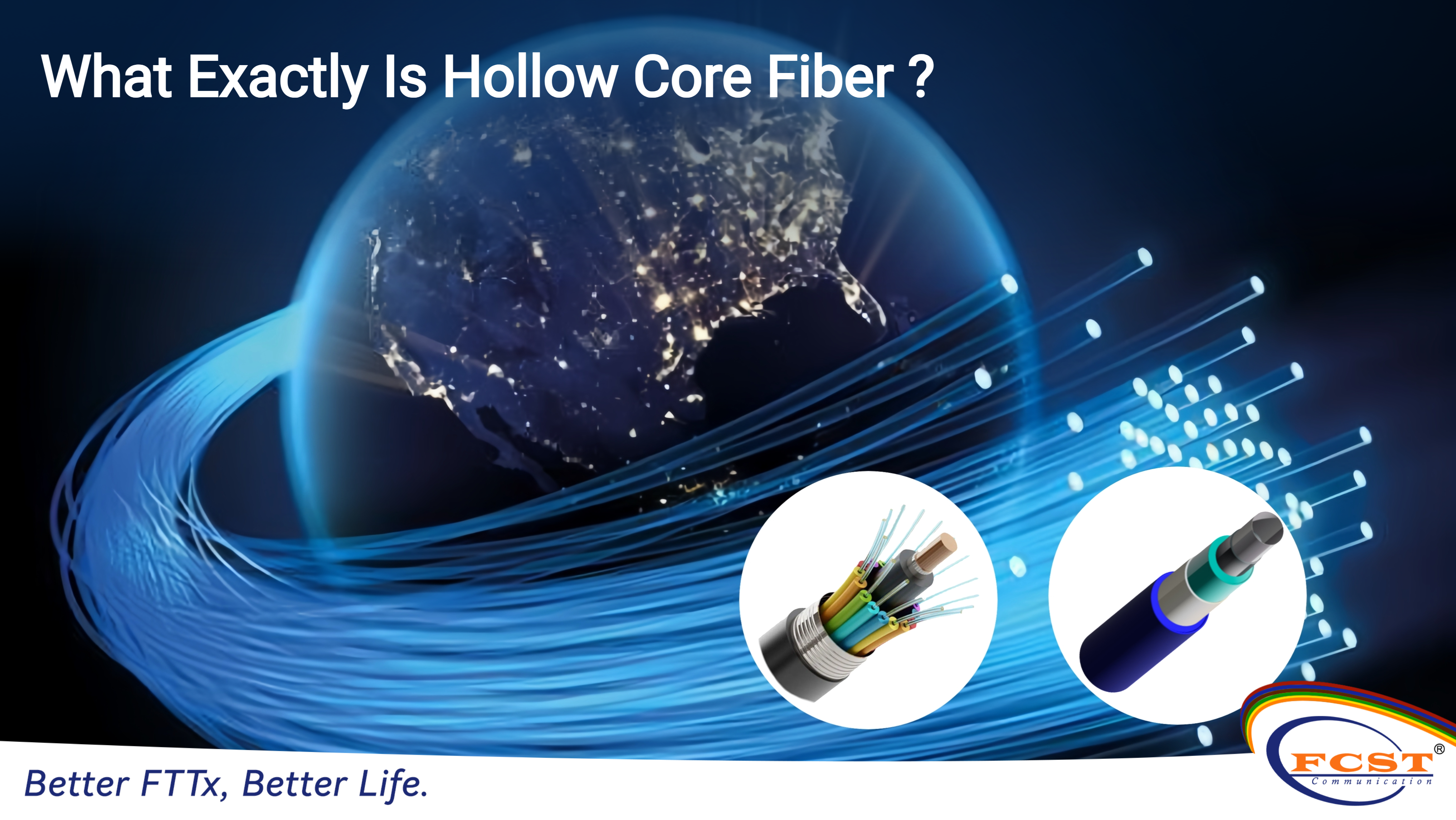 ¿Qué es exactamente la fibra de núcleo hueco?