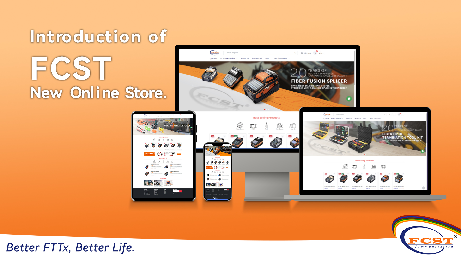 Introducción de la nueva tienda en línea FCST