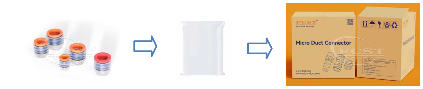 Embalaje de la tapa del extremo del micro conducto alt