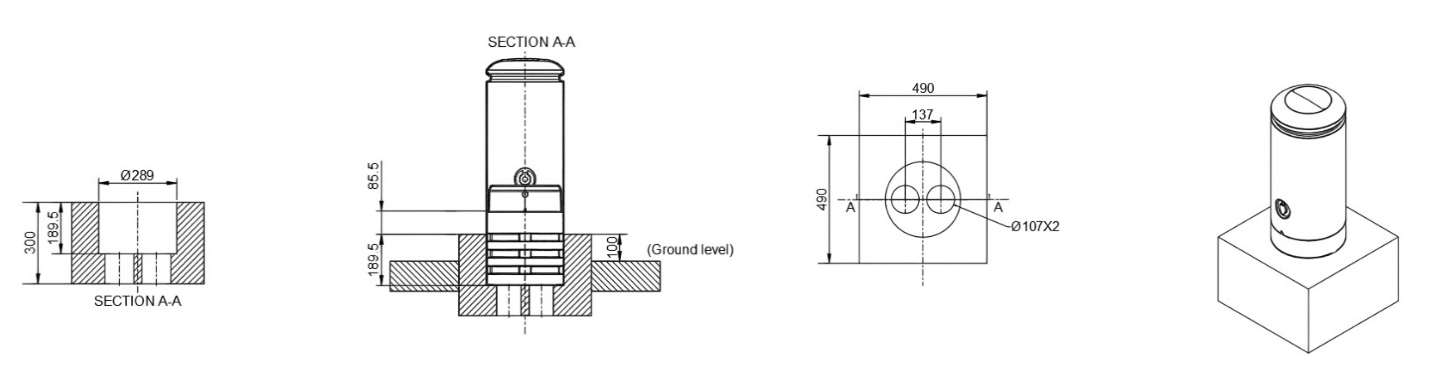 alt FCST090107 Pedestal de distribuci&oacute;n de fibra