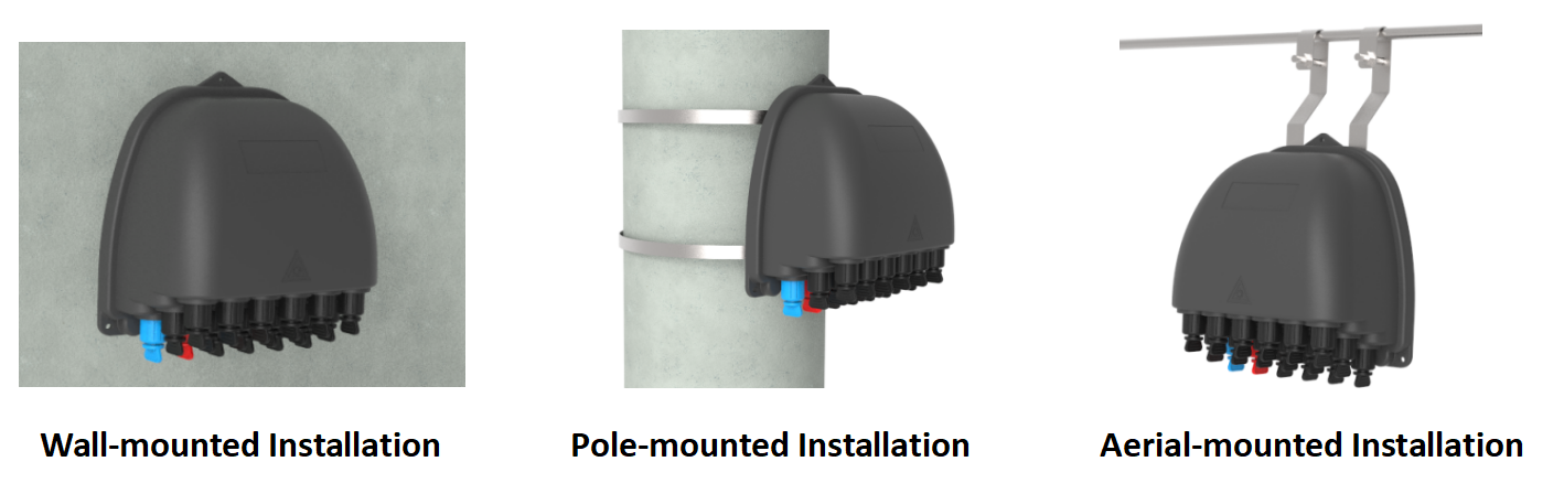 alt Diagrama de instalaci&oacute;n del terminal de fibra preconectado