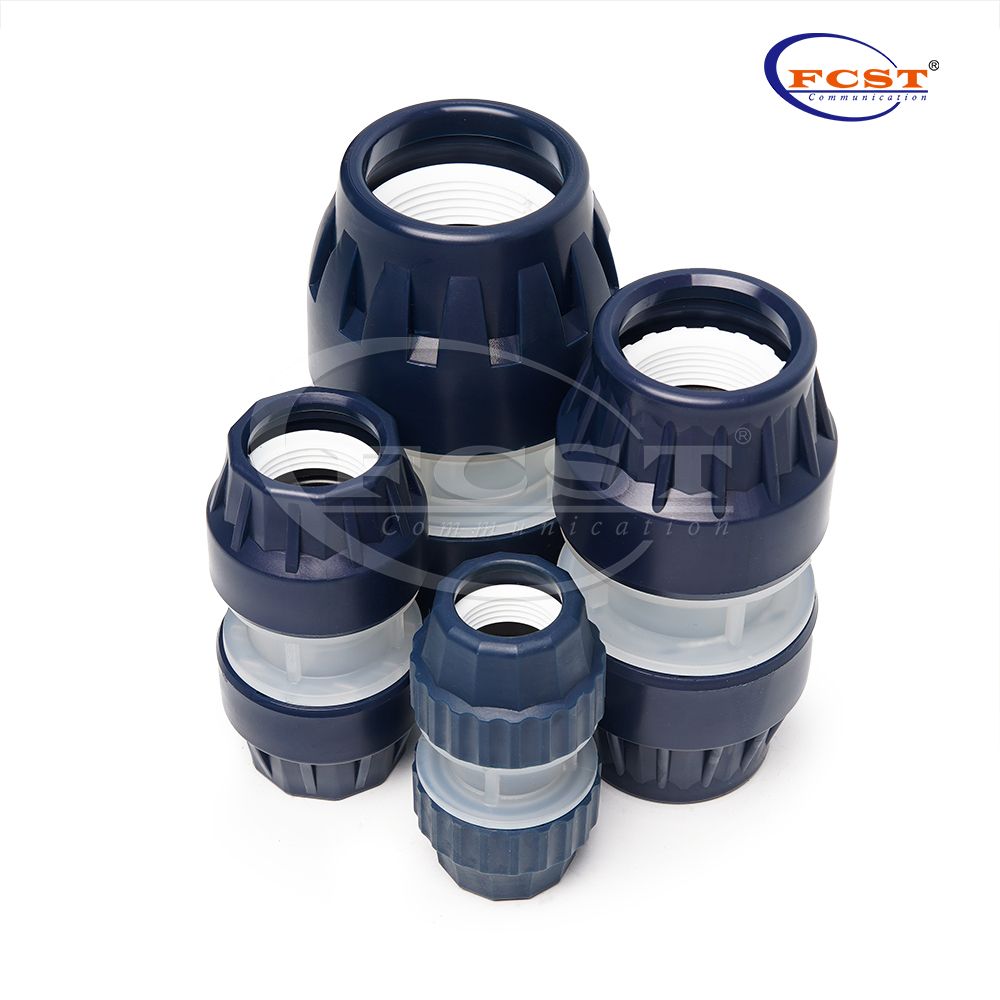 Acoplador de tubería de núcleo de silicio HDPE (YX, FCST-ers25 ~ 50 mm)