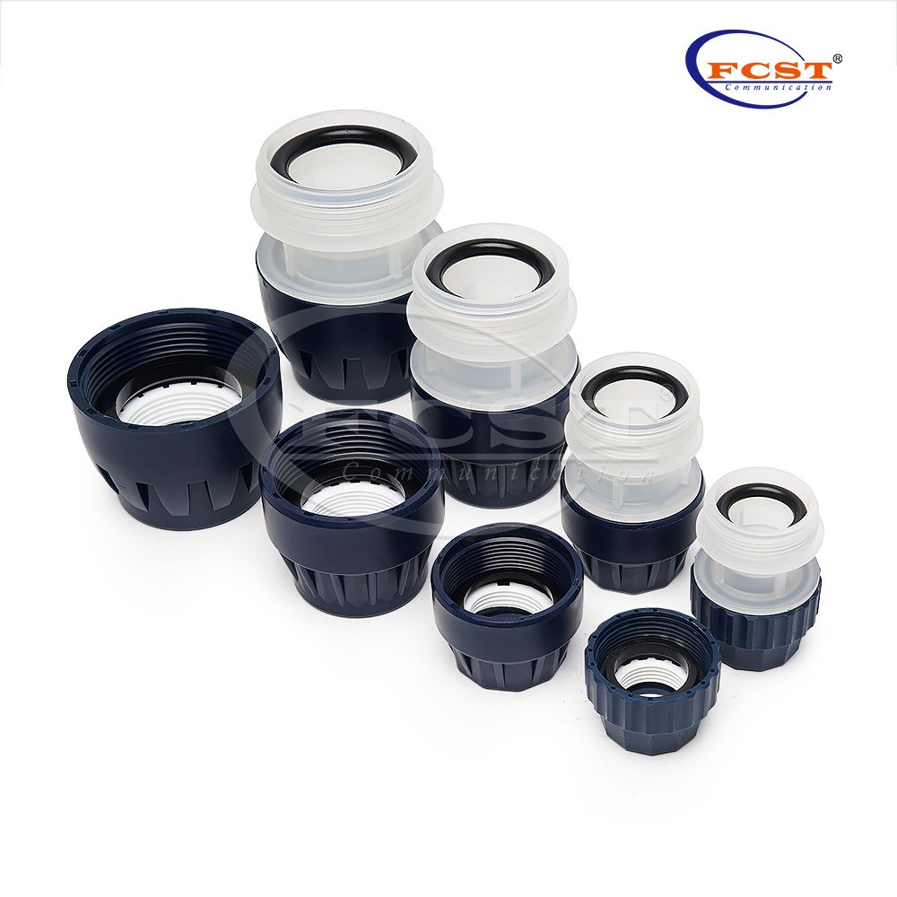 Acoplador de tubería de núcleo de silicio HDPE (YX, FCST-ers25 ~ 50 mm)
