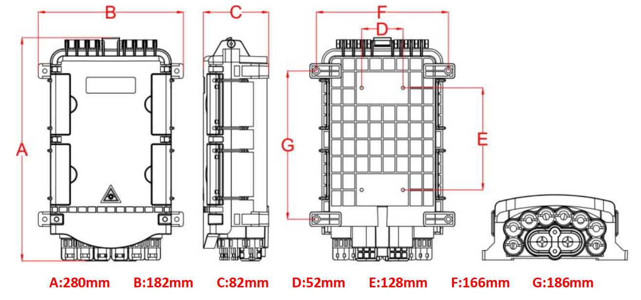 Cuadro de distribuci&oacute;n de terminal al aire libre de fibra &oacute;ptica alternativa para FTTX (1)