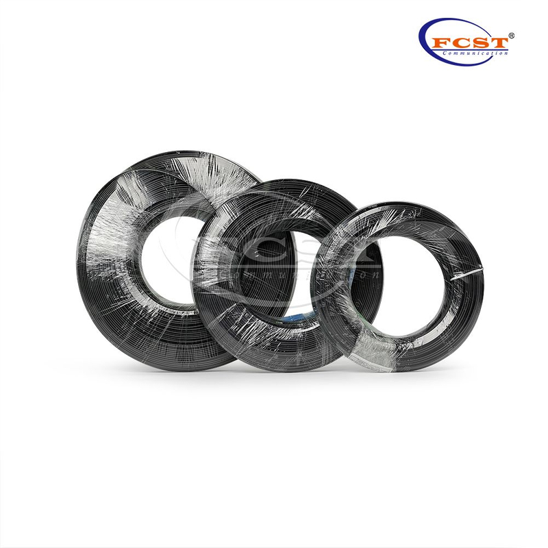 Cable de bajada de fibra preconectorizado (cable flexible y de conexión) 