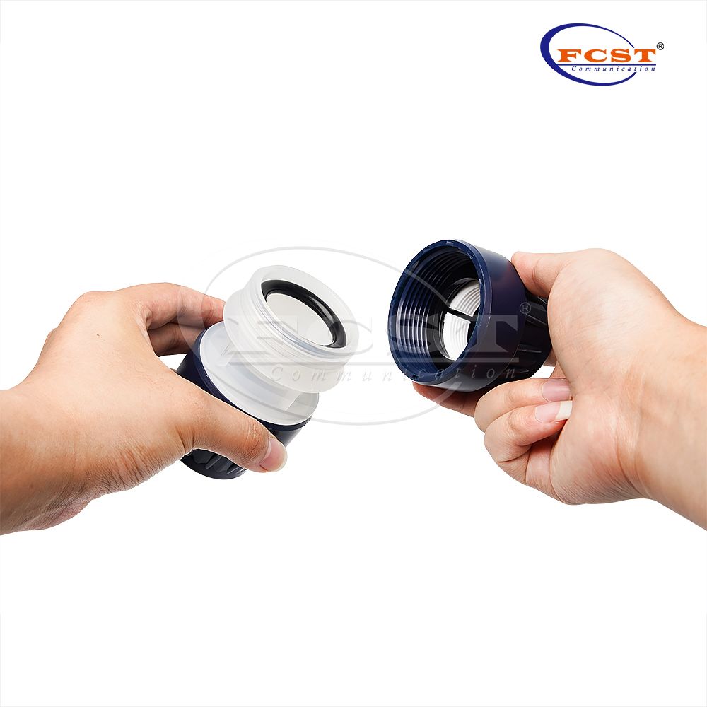 Acoplador de tubería de núcleo de silicio HDPE (YX, FCST-ers25 ~ 50 mm)