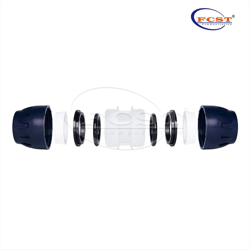  Acoplador de tubería con núcleo de silicio HDPE FCST-ESR (YX,FCST-ERS25~50 mm)
