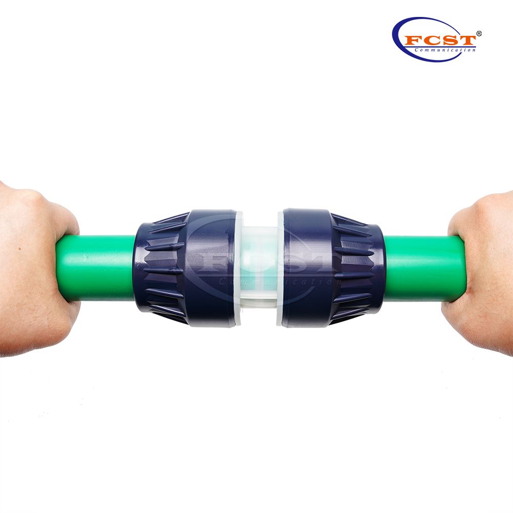 Acoplador de tubería de núcleo de silicio HDPE (YX, FCST-ers25 ~ 50 mm)