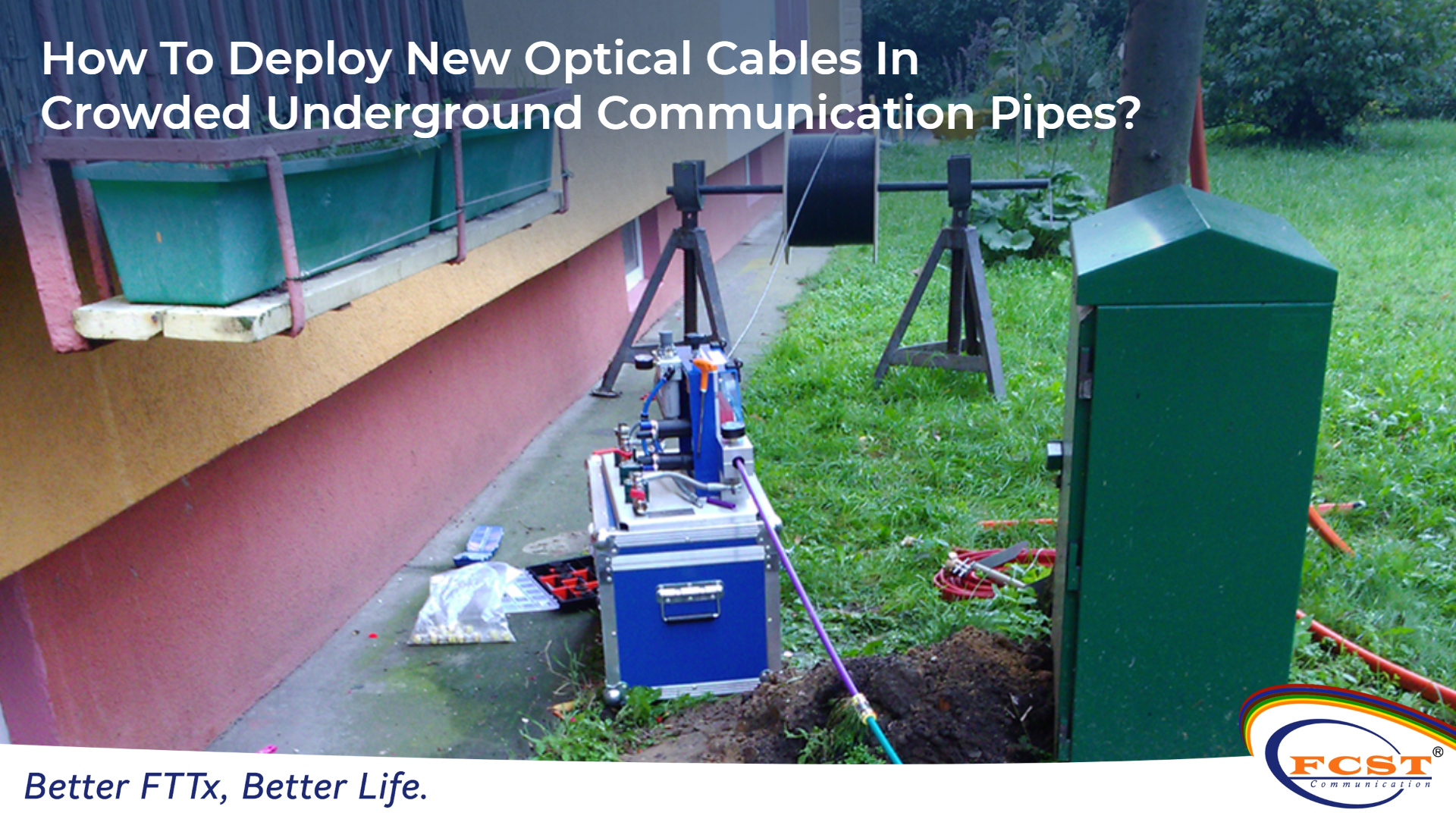 ¿Cómo implementar nuevos cables ópticos en tuberías de comunicación subterráneas abarrotadas?