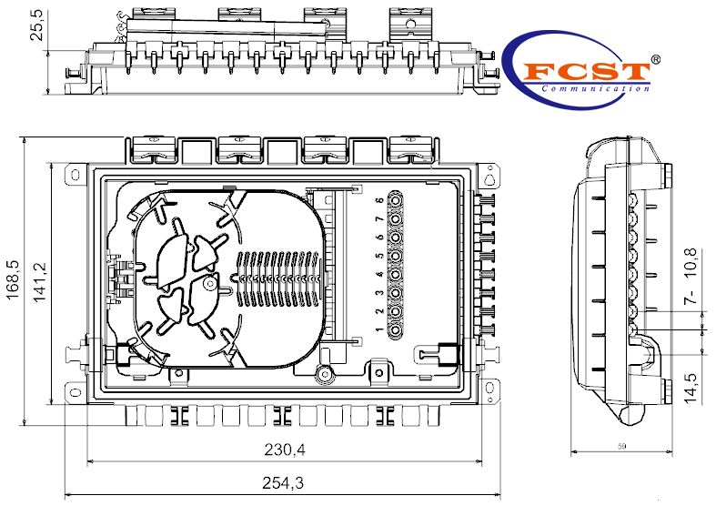 FCST01184 Fiber Access Terminal Cierre