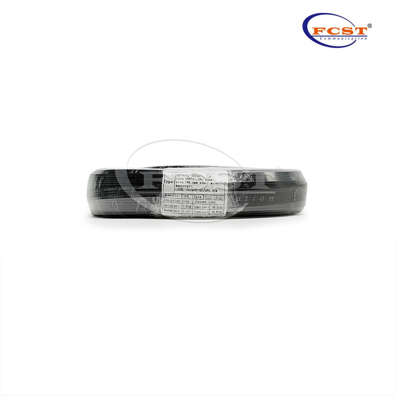 Cable de bajada de fibra preconectorizado (cable flexible y de conexión) 