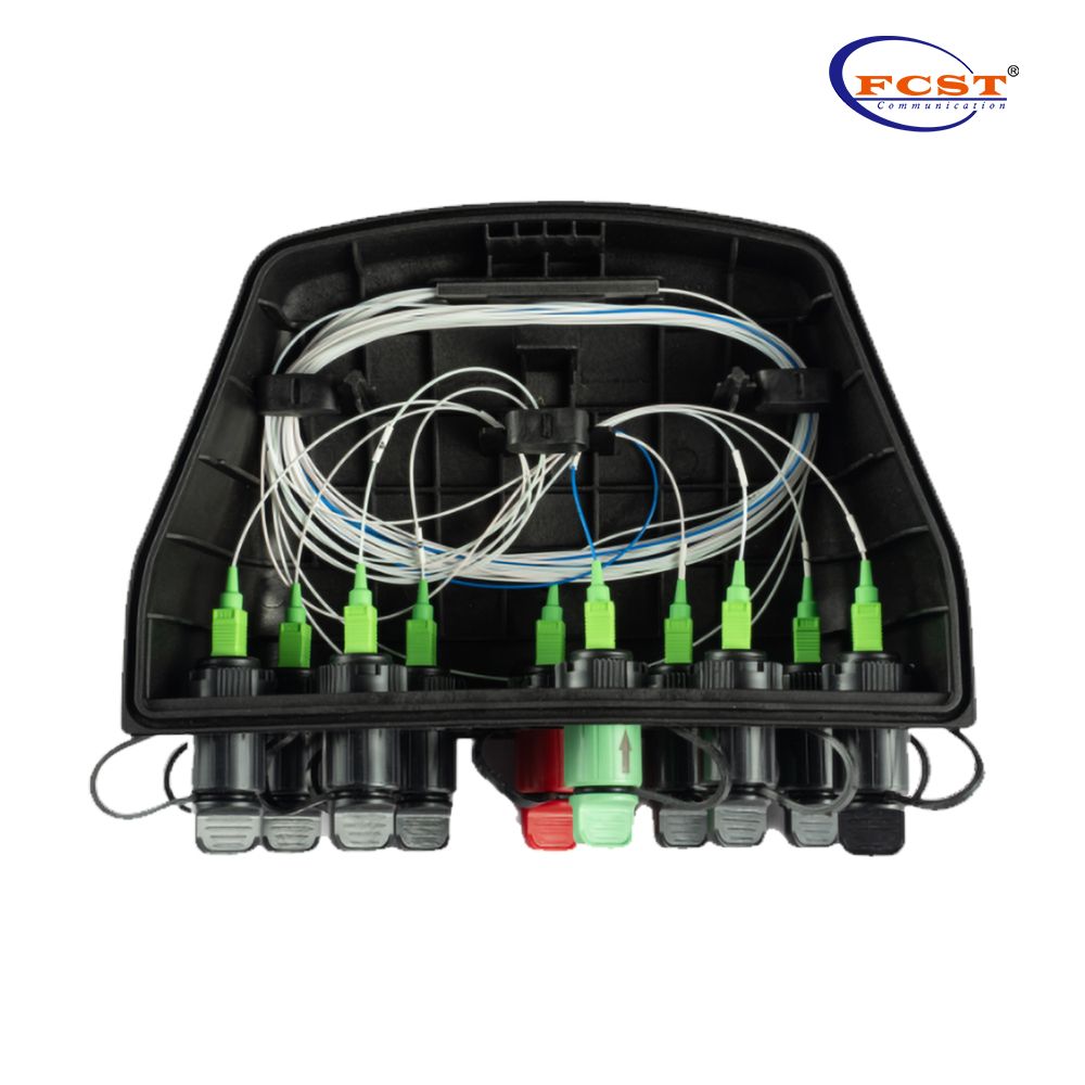 Caja de terminal de acceso de fibra de conector FCST02285-J