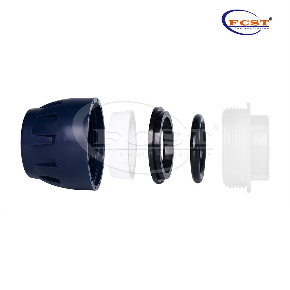 Acoplador de parada de tubería de núcleo de silicio HDPE (YX, FCST-ORSB25 ~ 50 mm)
