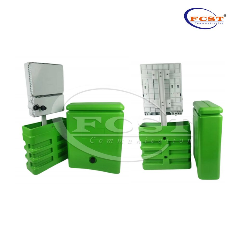 Caja de pedestal de punto de distribución de fibra óptica FCST090105
