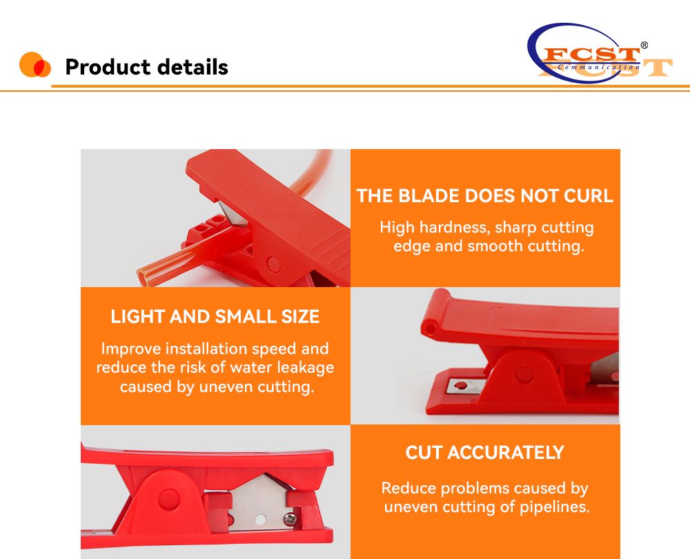  FCST221064 Cortador de microductos de HDPE de 3-13 mm