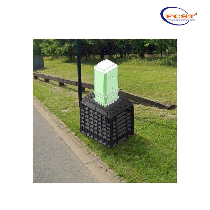 FCST-FDP01 multifunción FTTH Fiber Punto de entrega de fibra Kit de inserción de pedestal/soporte de bóveda
