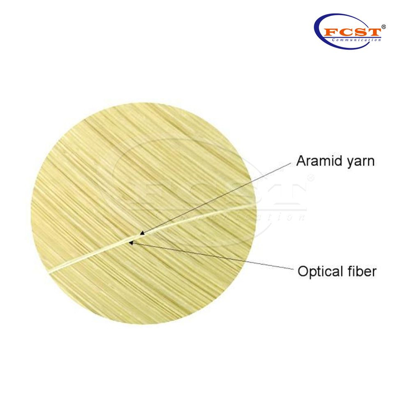 Fibra tampón ajustada curada con UV FCST 0,35 mm ± 0,02 mm