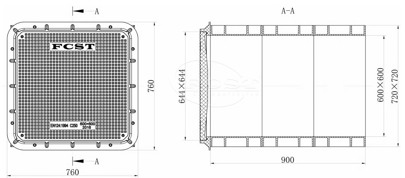 pozo de mano de fibra &oacute;ptica