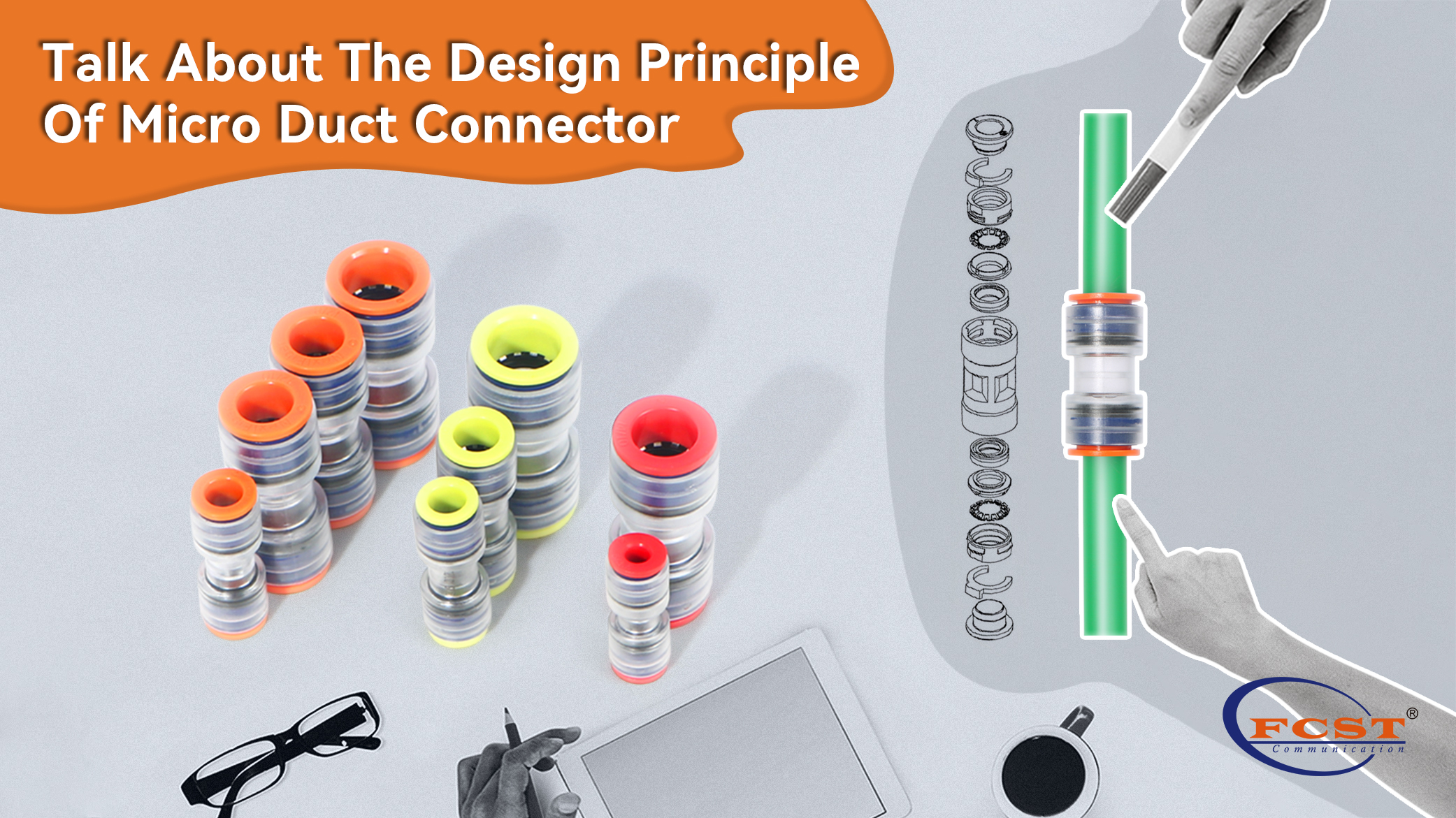 Hable sobre el principio de diseño de los conectores de microductos