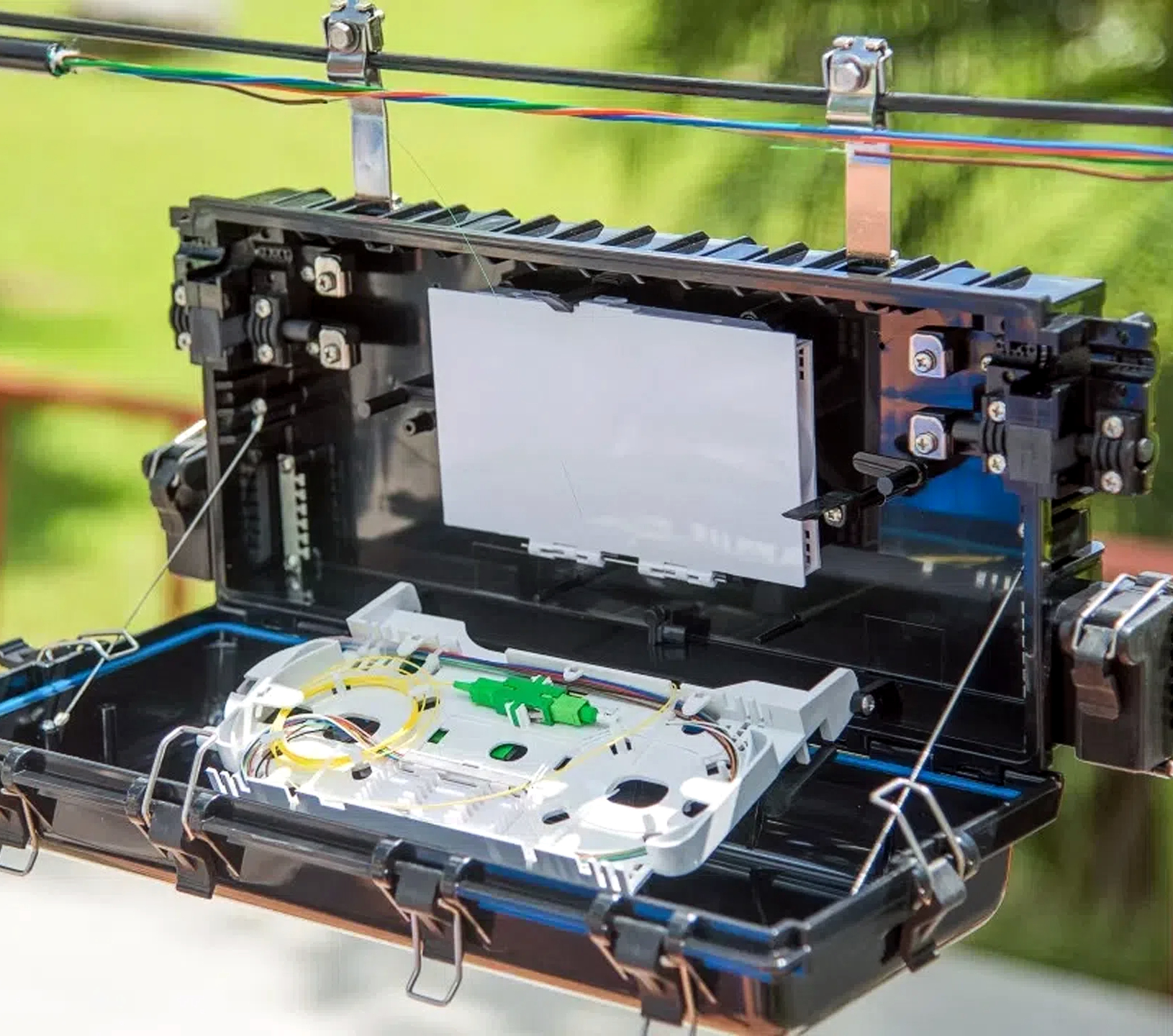 cierre de empalme de fibra alternativo