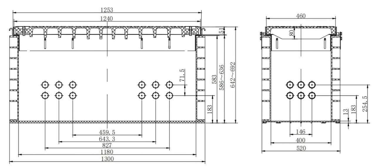 Alt FCST SMC02 Tamaño de la cámara de la orilla