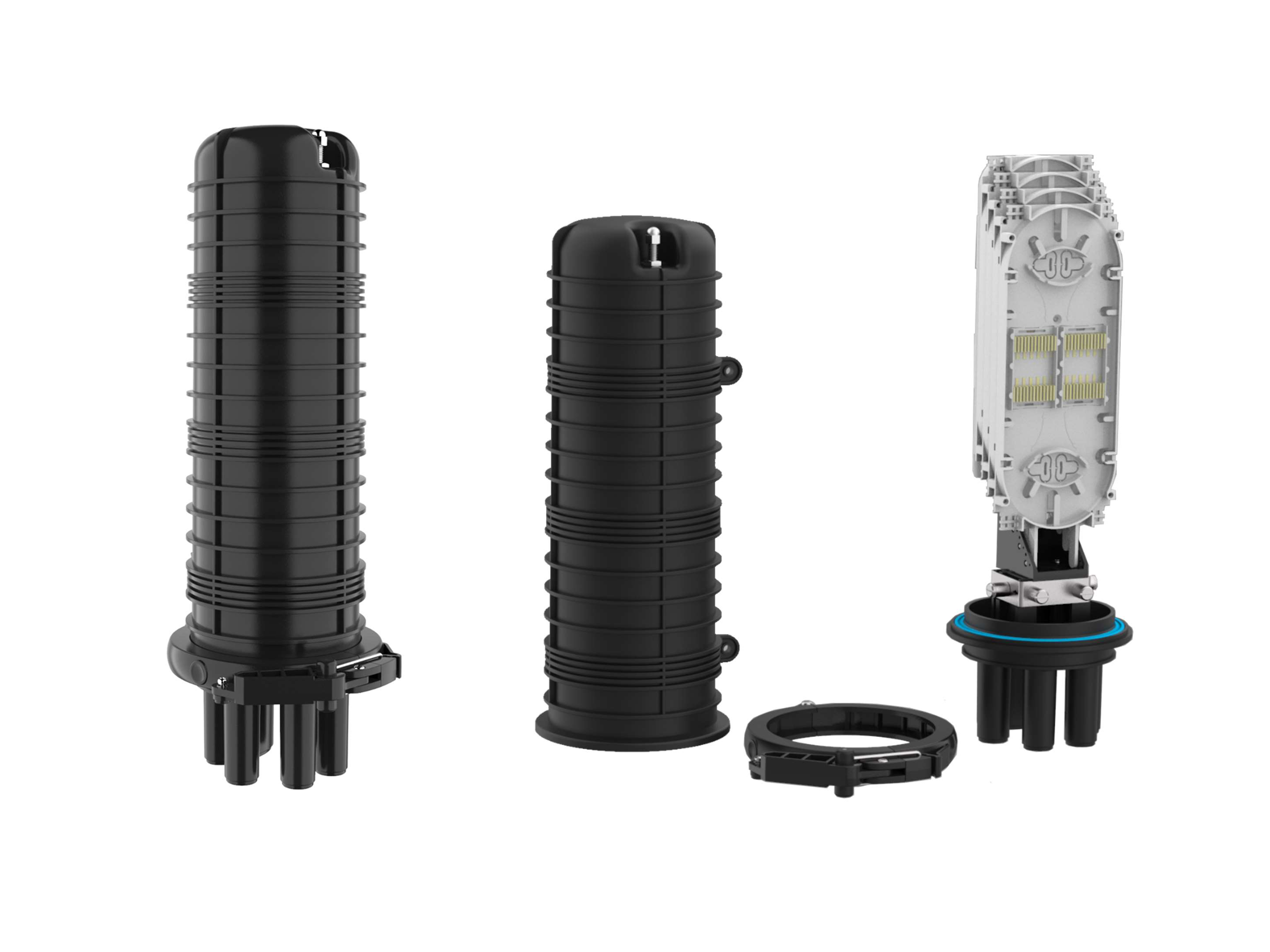 171_C&oacute;mo instalar un cierre de empalme de fibra &oacute;ptica tipo domo？ (1)