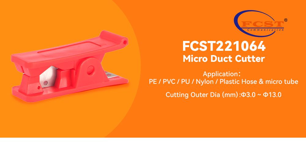  FCST221064 Cortador de microductos de HDPE de 3-13 mm