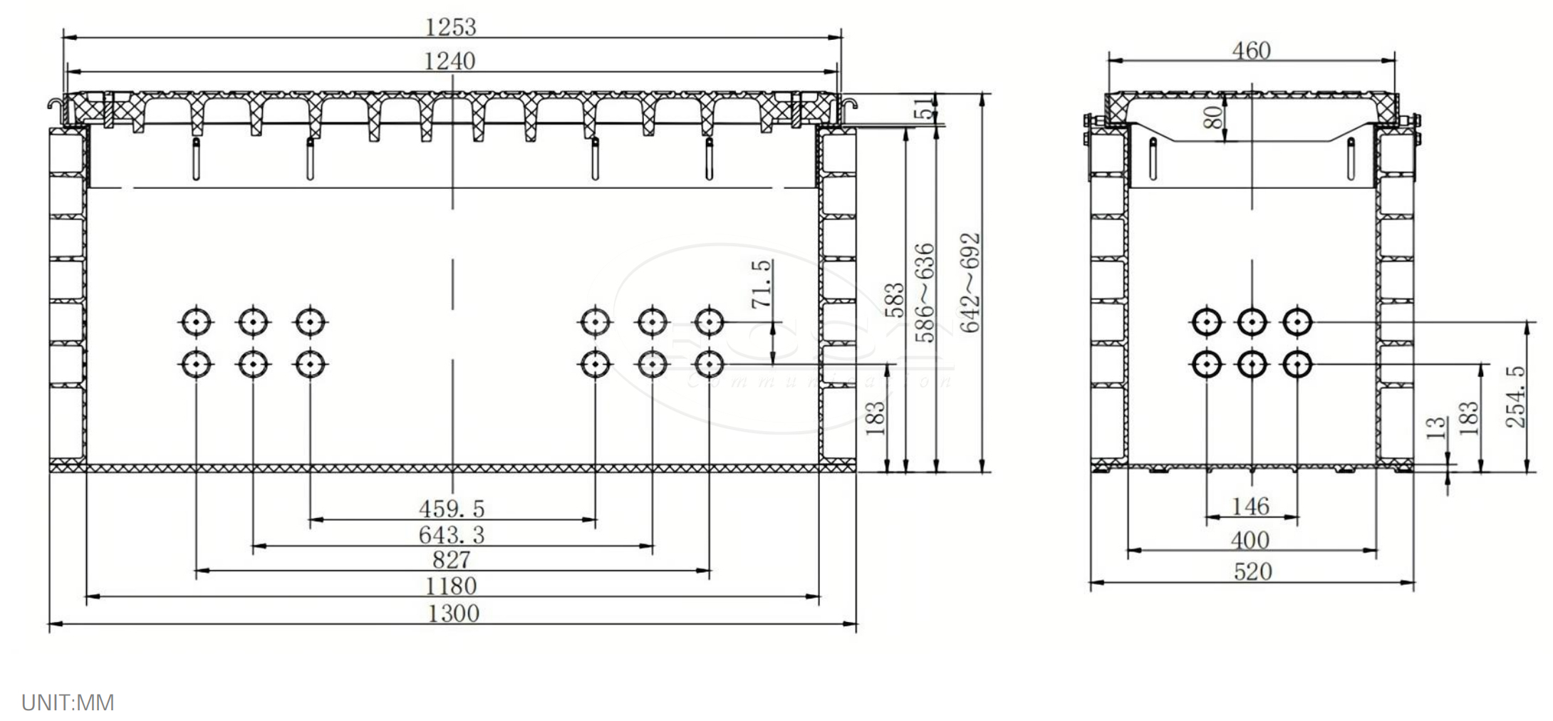 pozo enterrado directamente