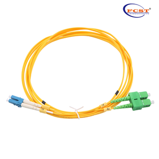 SC/APC-LC/UPC DUPLEX SINGLEMODE 3.0 mm 1M PVC G652D Fiber Optic Cable