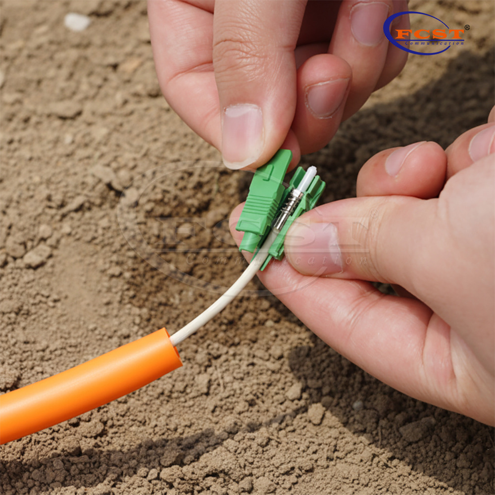 Conjuntos de cables de bajada MDU flexibles: microcables preconectorizados soplados