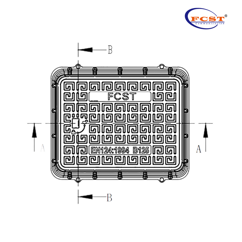 FCST-TH-SMC04 Boca de acceso de telecomunicaciones duradera Tier 22 para instalación de cables con servicio personalizado