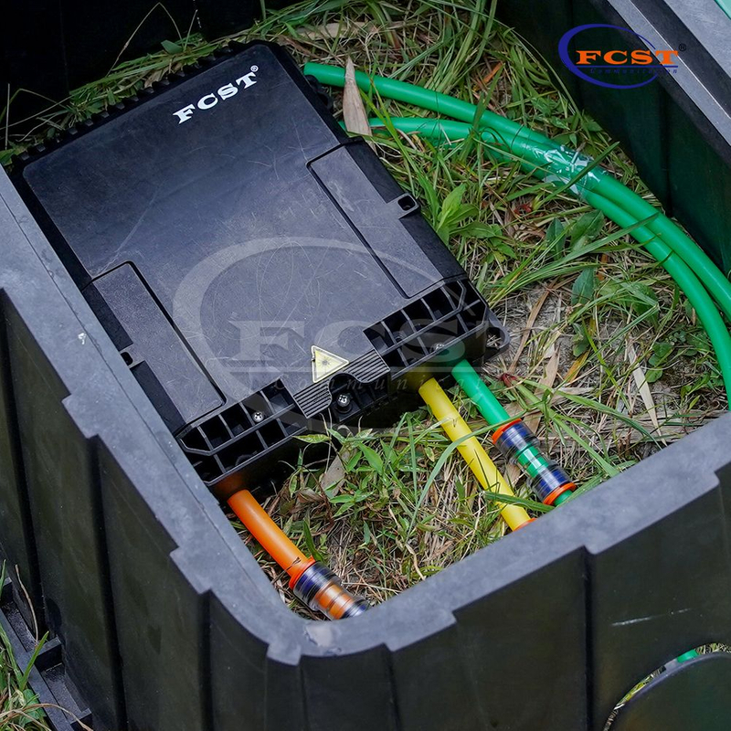 Cámara de acceso a conductos de plástico de la serie Fiber Vaults FCST-TH-SMC09 para fábrica de múltiples escenarios