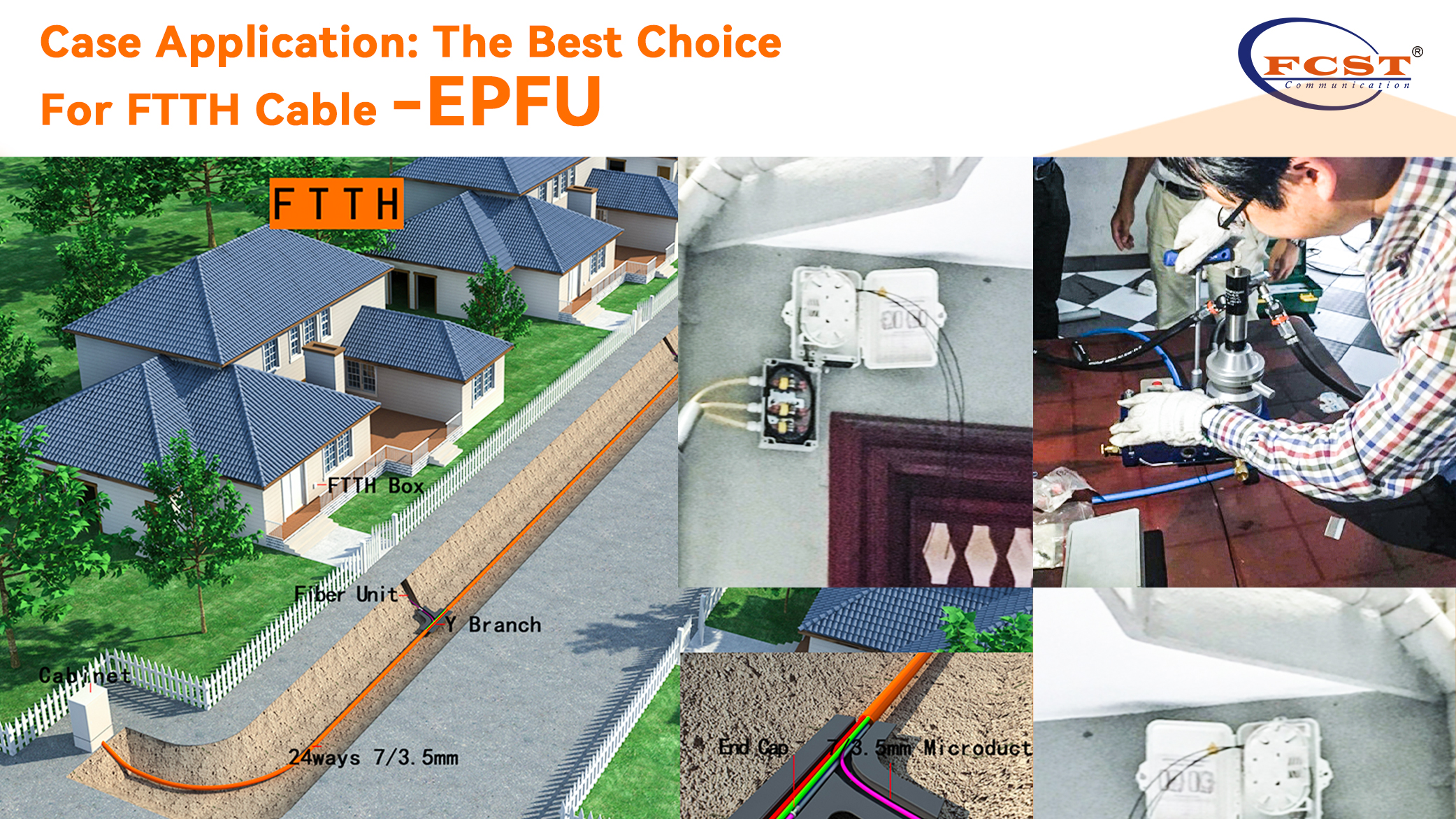 Aplicación del caso: La mejor opción para cable FTTH -EPFU