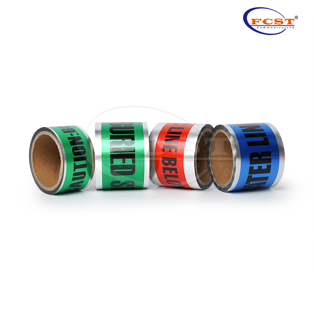 Cinta de advertencia detectable FCST-DWT para servicios públicos enterrados