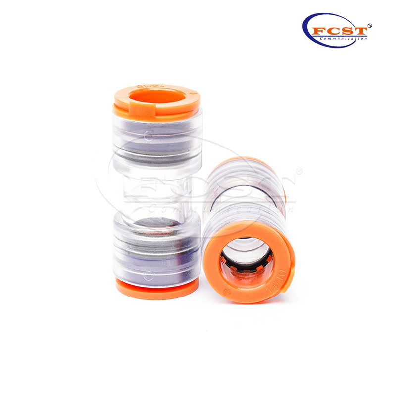 Conector recto de microducto FCST-ERPU IP68 para microductos de 3-25 mm