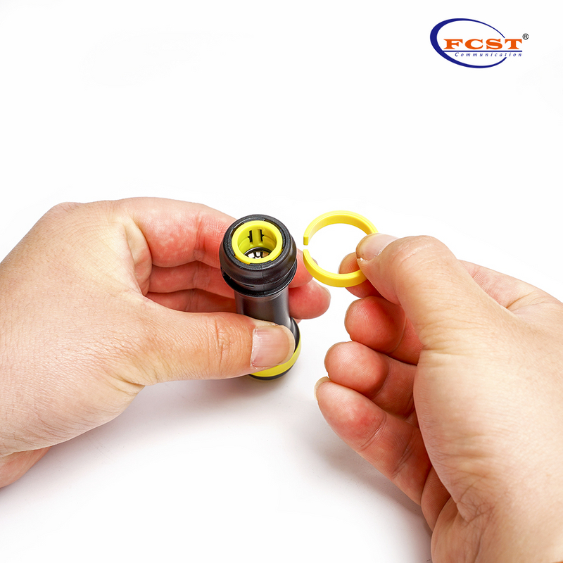 Conector recto enterrado directamente