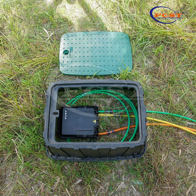 Cámara de acceso a conductos de plástico de la serie Fiber Vaults FCST-TH-SMC09 para fábrica de múltiples escenarios