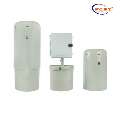 Pedestal de fibra óptica impermeable al aire libre