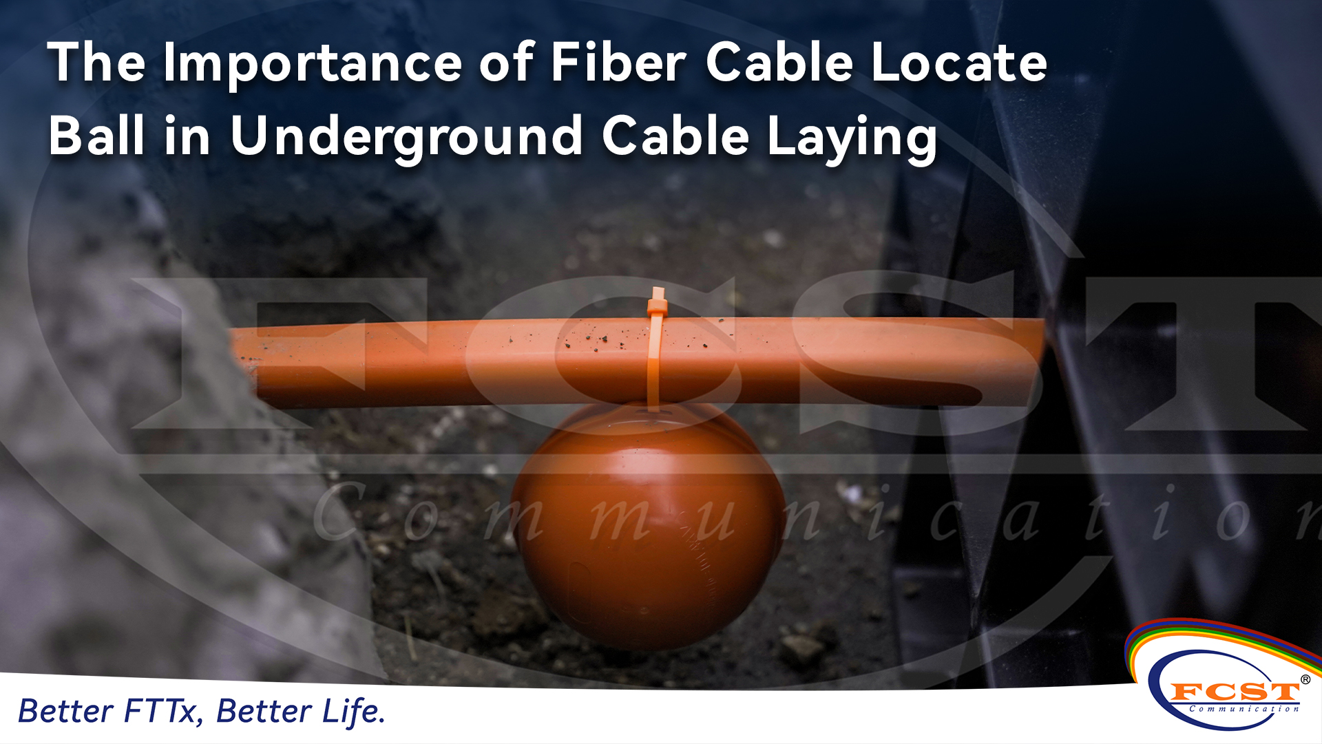 La importancia de la bola de ubicación del cable de fibra en la colocación de cable subterráneo