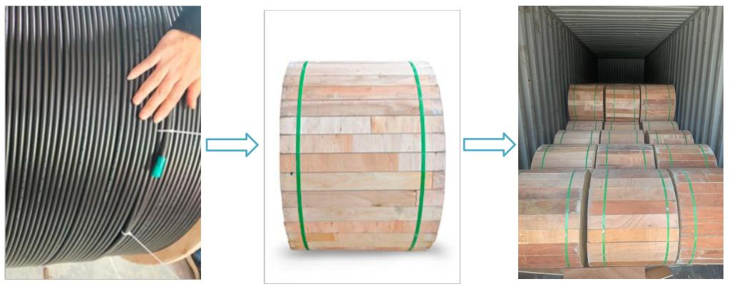 FCST ADSS Cable de fibra aérea de fibra óptica Jackets 1-144 núcleos (7）